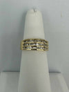 C.B.E. INC | RINGS 3 ROW BAGUETTE DIAMOND SEMI ETERNITY