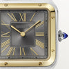 Montre Cartier | Montre Homme 32mm Cartier Santos-Dumont Large Or 2 Tons