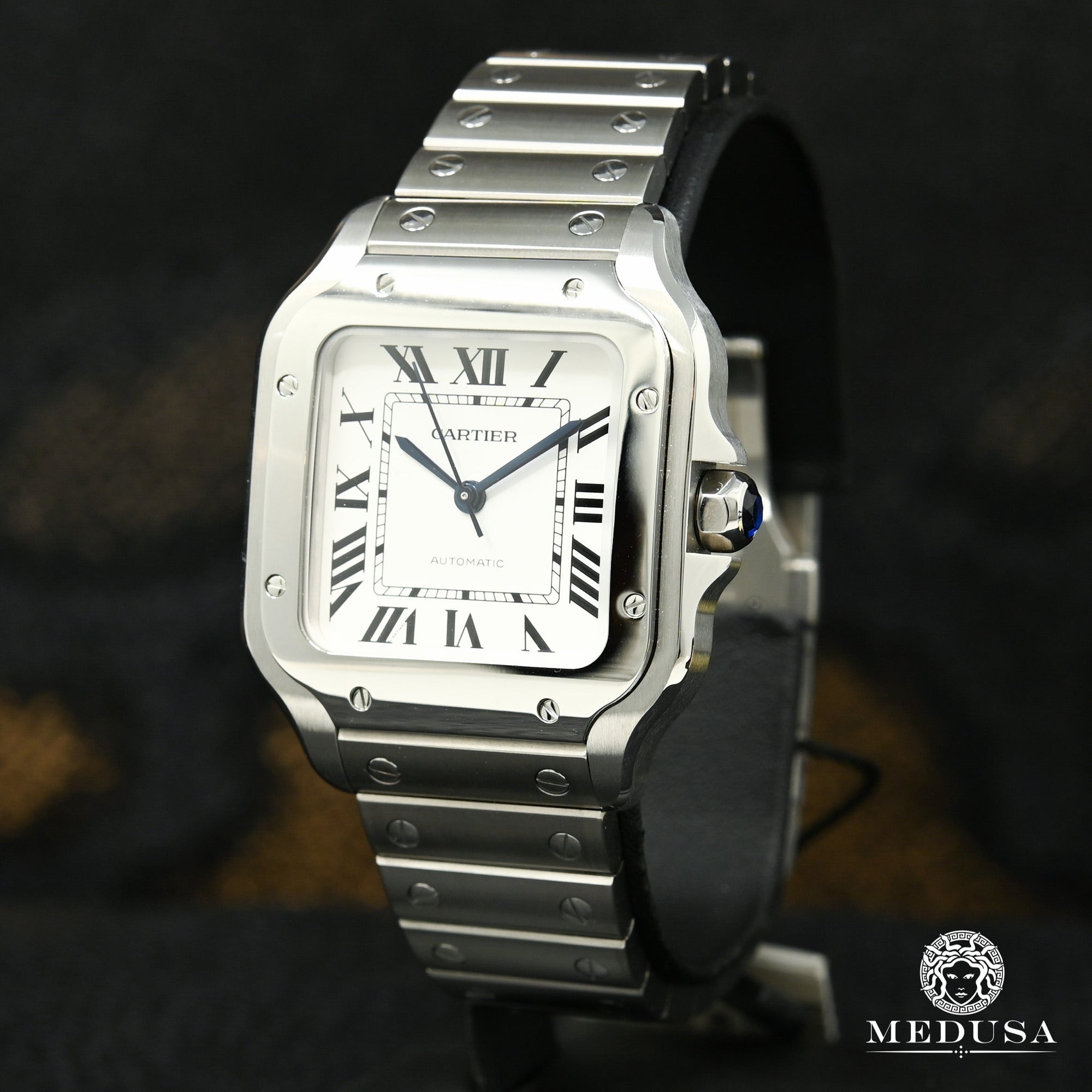 Montre Cartier | Montre Homme 36mm Cartier Santos White Stainless