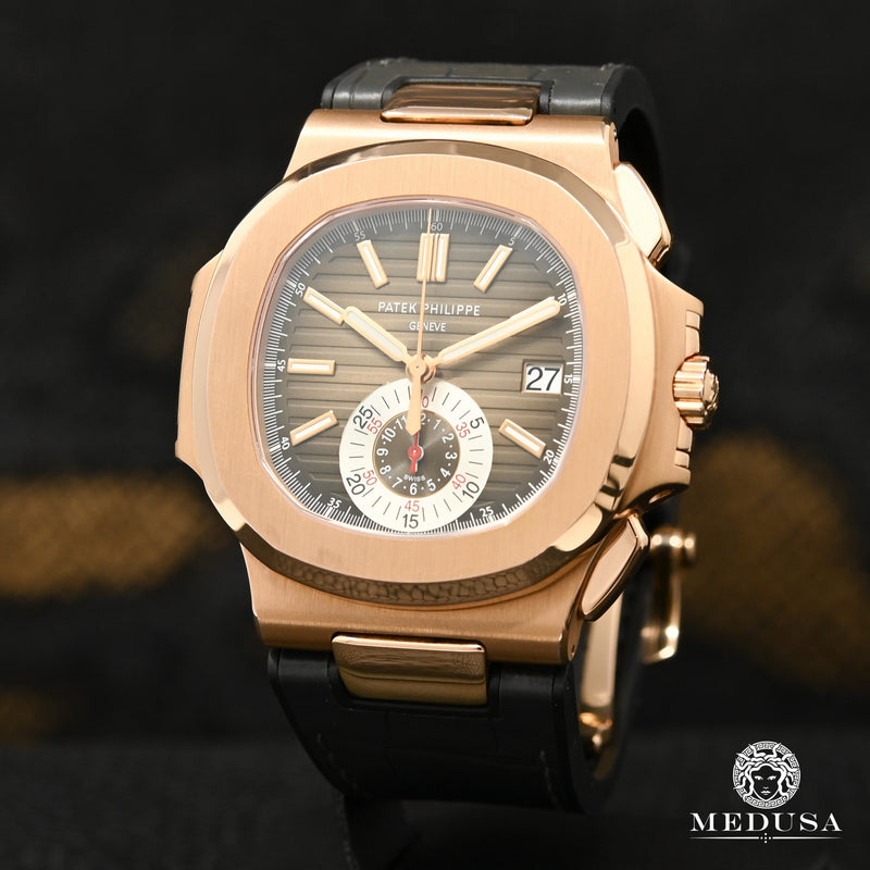 Montre Patek Philippe | Montre Homme 41mm Patek Philippe Nautilus - 5980R-001 Or Rose