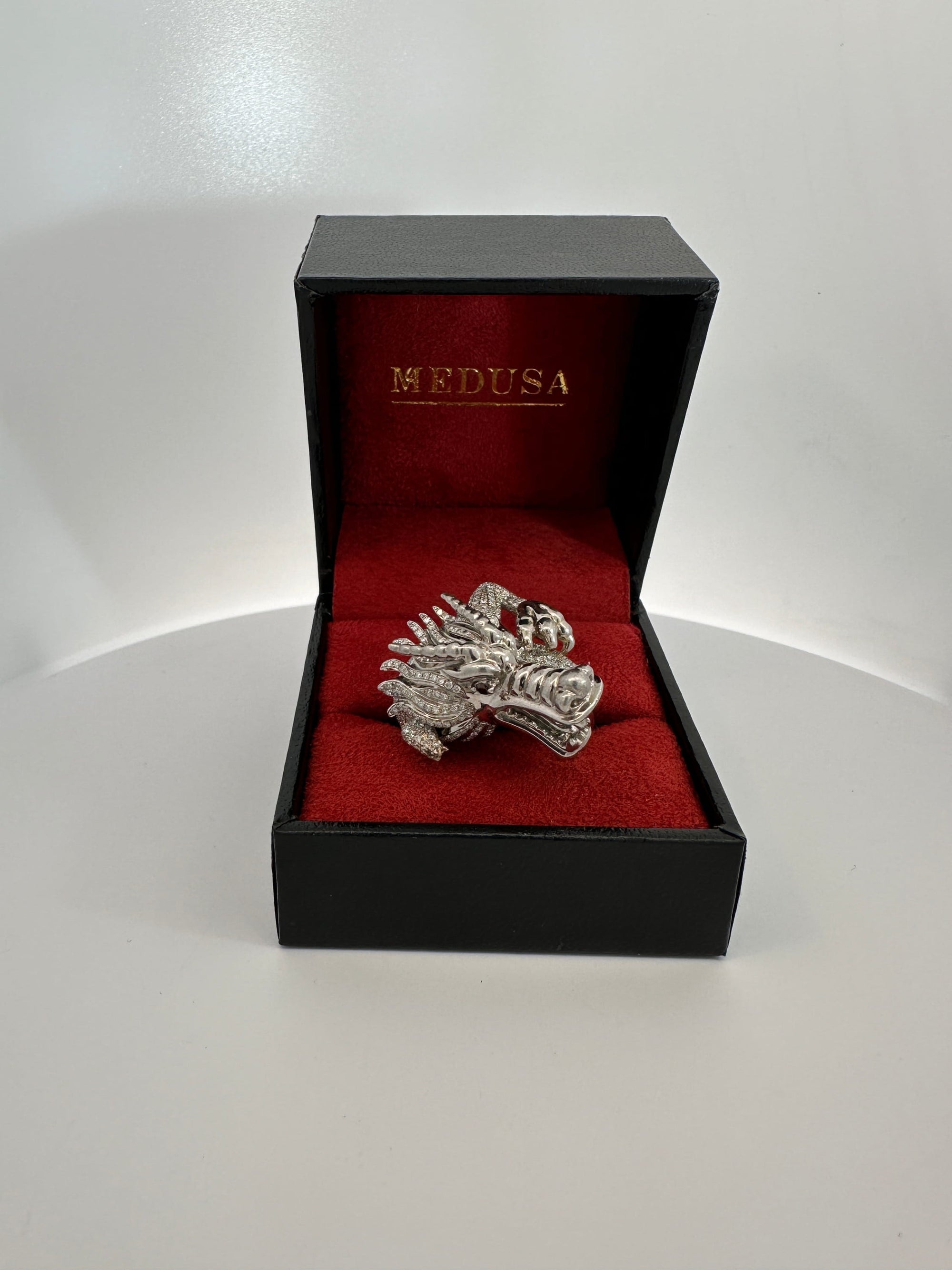 Bague diamant dragon - NEUF