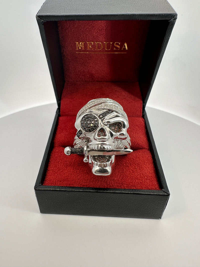 Bijoux Liquidation | Neuf Bague Skull diamant - NEUF