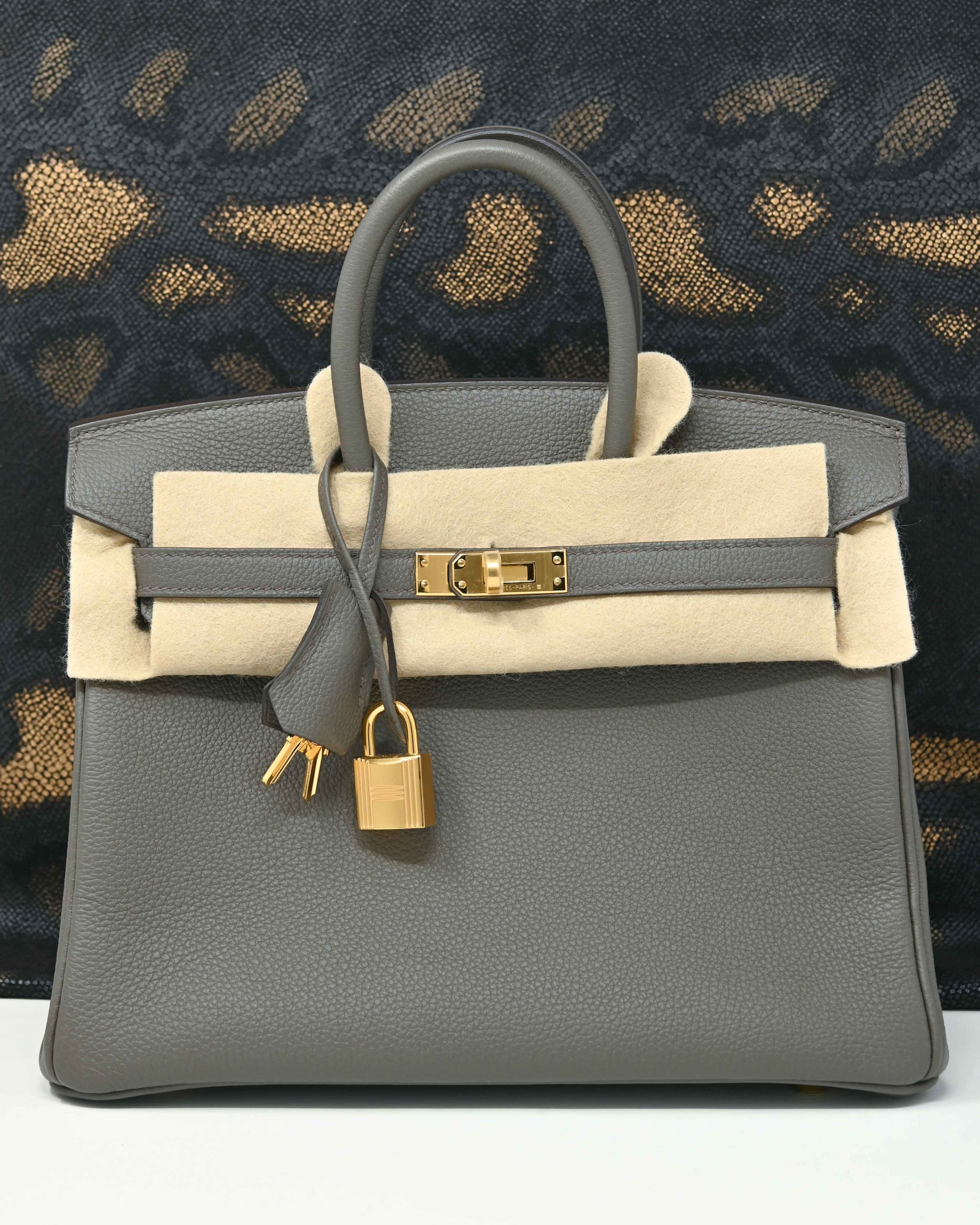 Birkin 25 Togo Gris Etain Gold Hardware - BRAND NEW