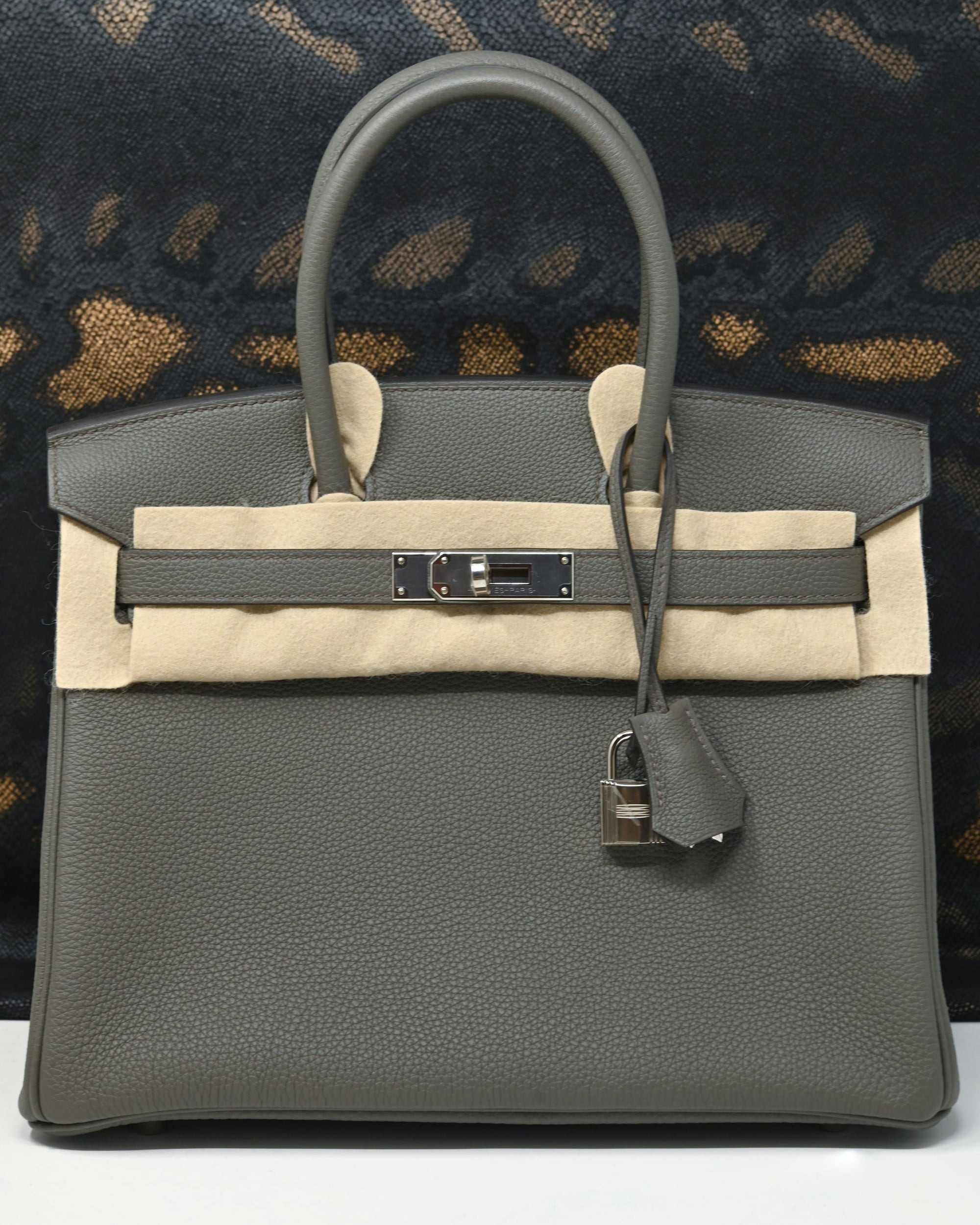 Birkin 30 Togo Gris Etain Palladium Hardware - BRAND NEW