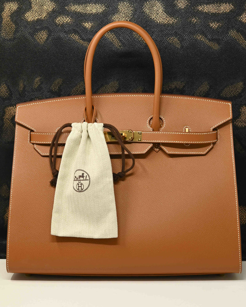 Hermès | Sacs à Main Birkin 35 Gold Epsom Gold Hardware - BRAND NEW