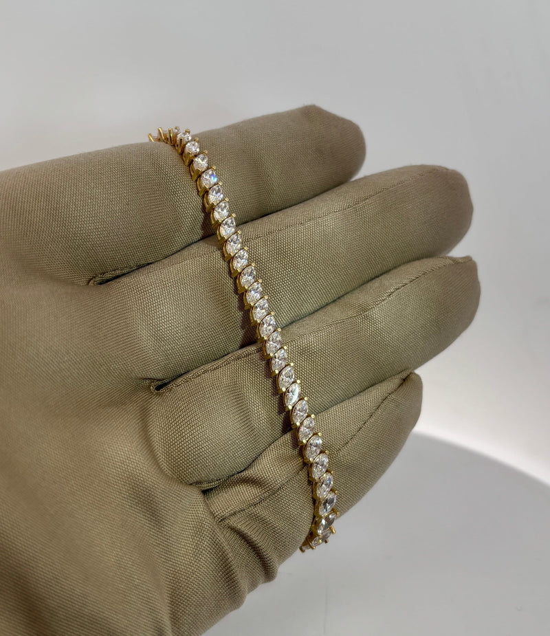 Bijoux Liquidation | Remise à Neuf Bracelet 4.5mm Tennis CZ