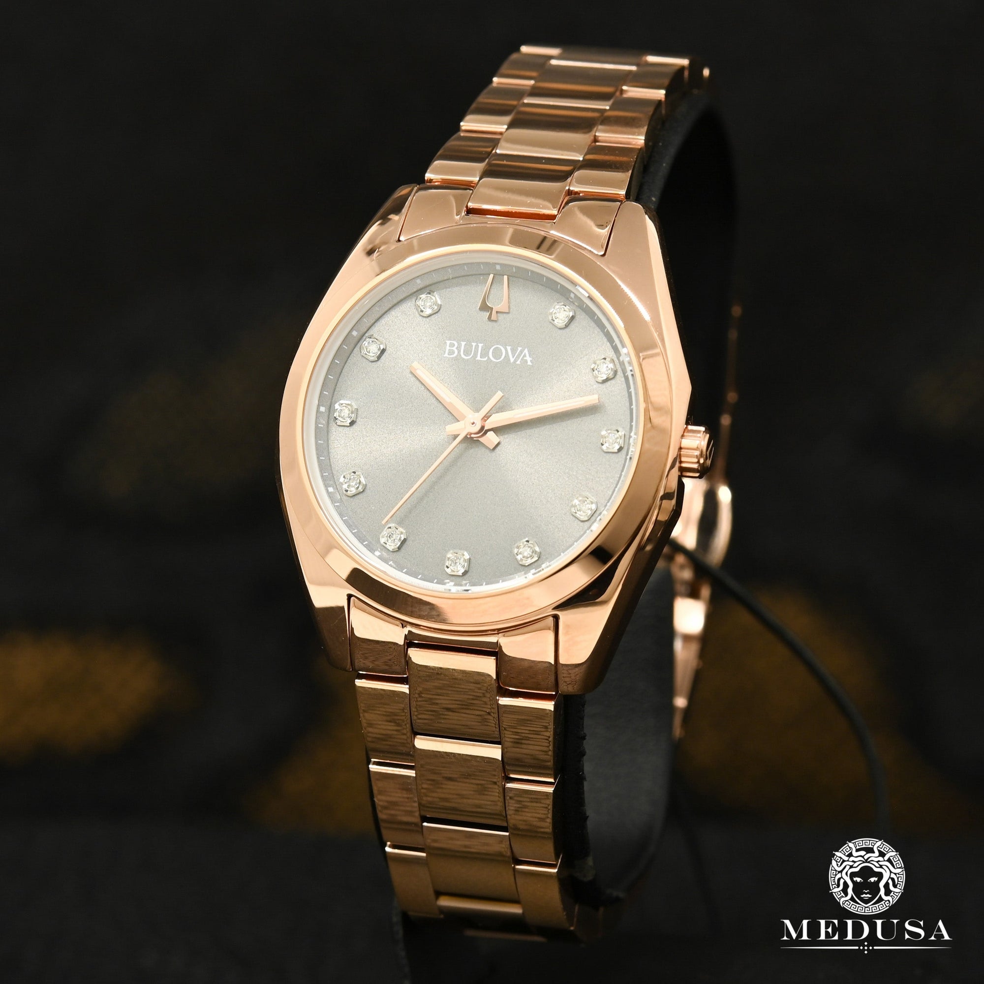 Montre Bulova | Montre Femme Bulova Classic - 97P156 Or Rose