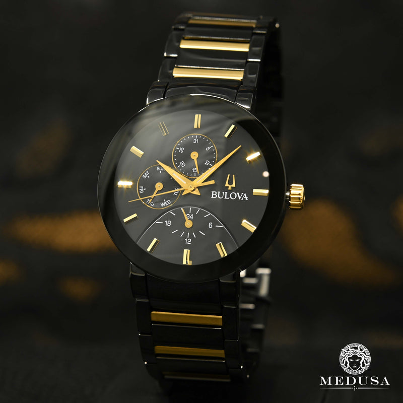 Montre Bulova | Montre Homme Bulova Futuro - 98C149 Or Noir