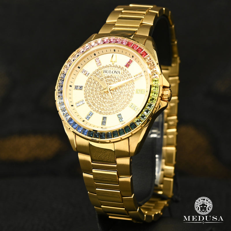 Montre Bulova | Montre Homme Bulova Phantom - 97A179 Or Jaune