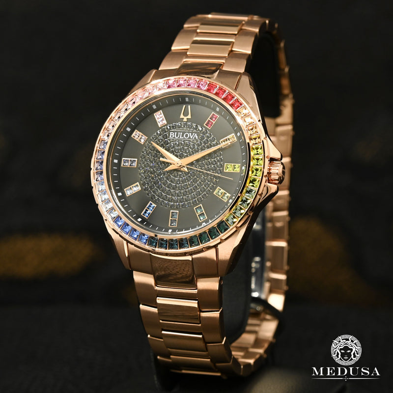 Montre Bulova | Montre Homme Bulova Phantom - 97A180 Or Rose