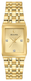 Montre Bulova | Montre Femme Bulova Quadra - 97P140 Or Jaune