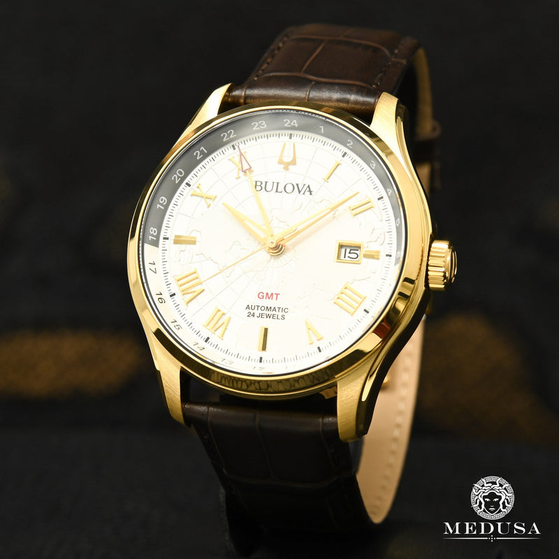 Montre Bulova | Montre Homme Bulova Wilton - 97B210 Or Jaune