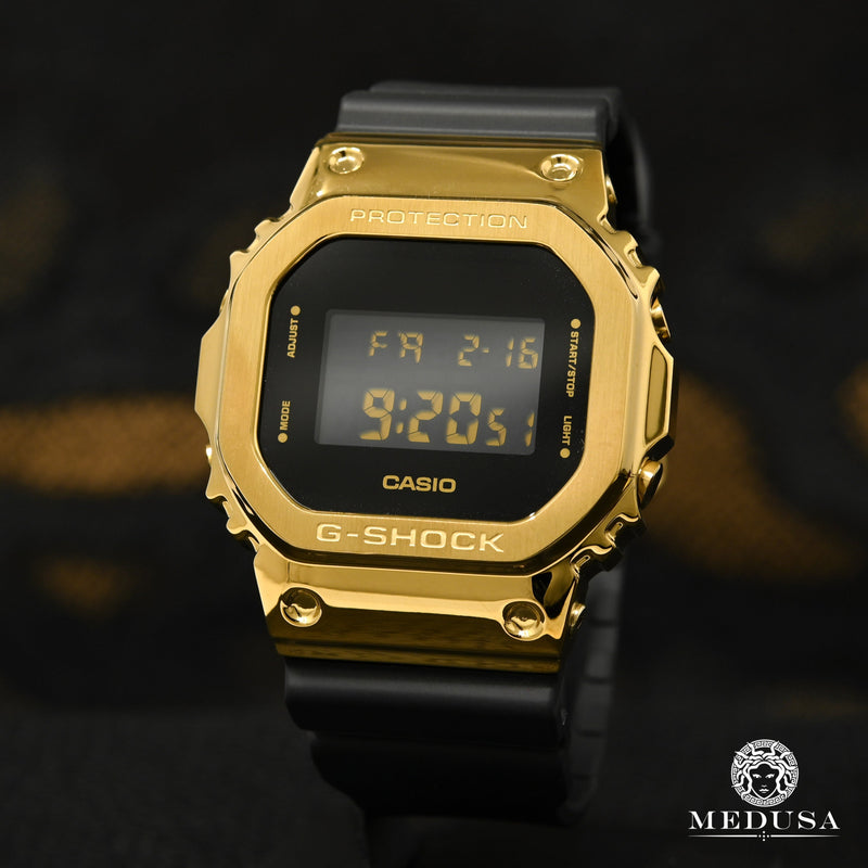 Montre G-Shock | Montre Homme Casio G-SHOCK Digital Series GM-5600G-9 Or Jaune