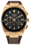 Montre Citizen | Montre Homme Citizen Axiom SC Sport Chrono CA4583-01E Or Rose