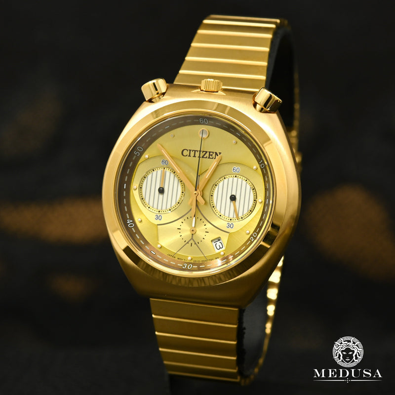 Montre Citizen | Montre Homme Citizen C-3PO AN3662-51W Or Jaune