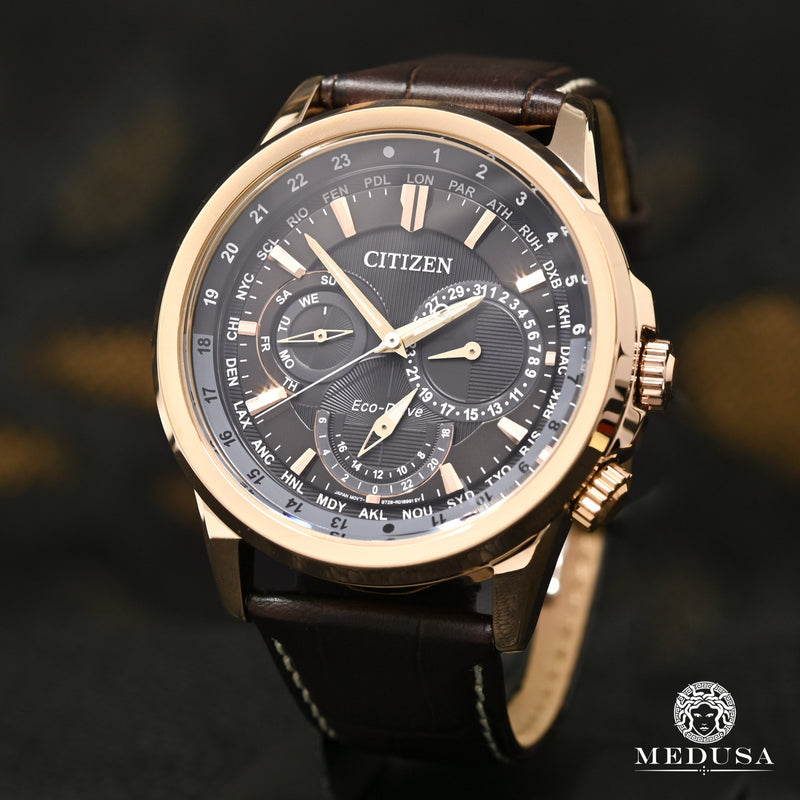 Montre Citizen | Montre Homme Citizen Calendrier BU2023-04E Or Rose