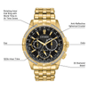 Montre Citizen | Montre Homme Citizen Calendrier BU2082-56E Or Jaune