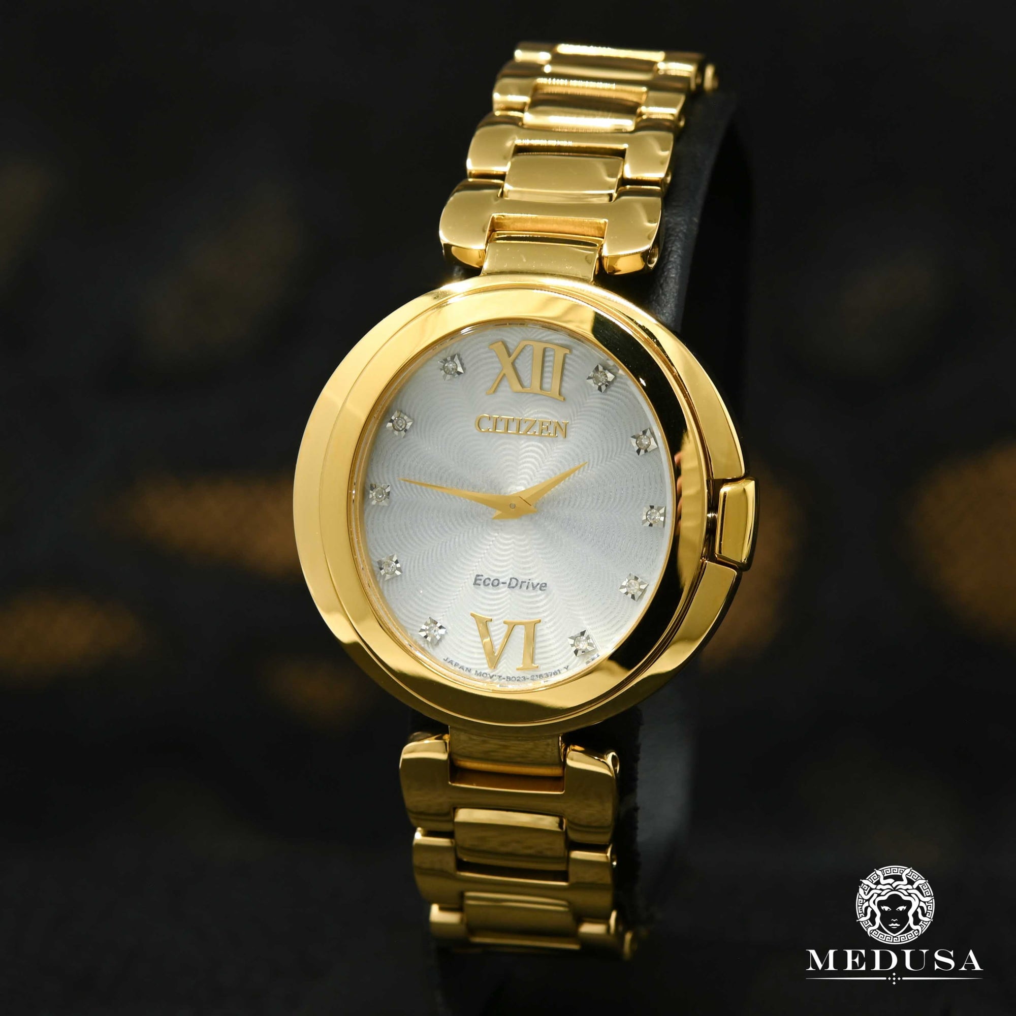 Montre Citizen | Montre Femme Citizen Capella EX1512-53A Or Jaune