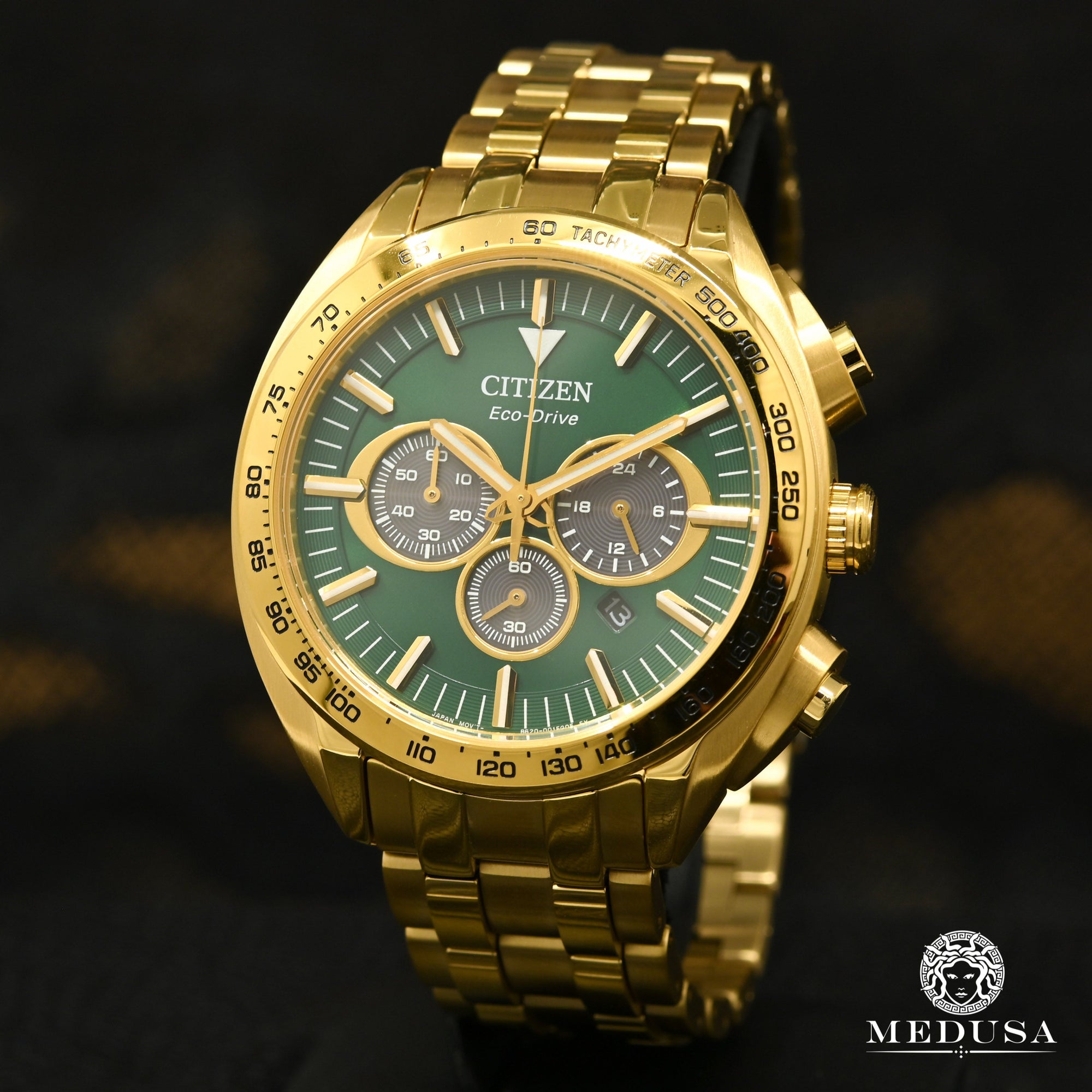 Montre Citizen | Montre Homme Citizen Carson Sport Chrono CA4542-59X Or Jaune