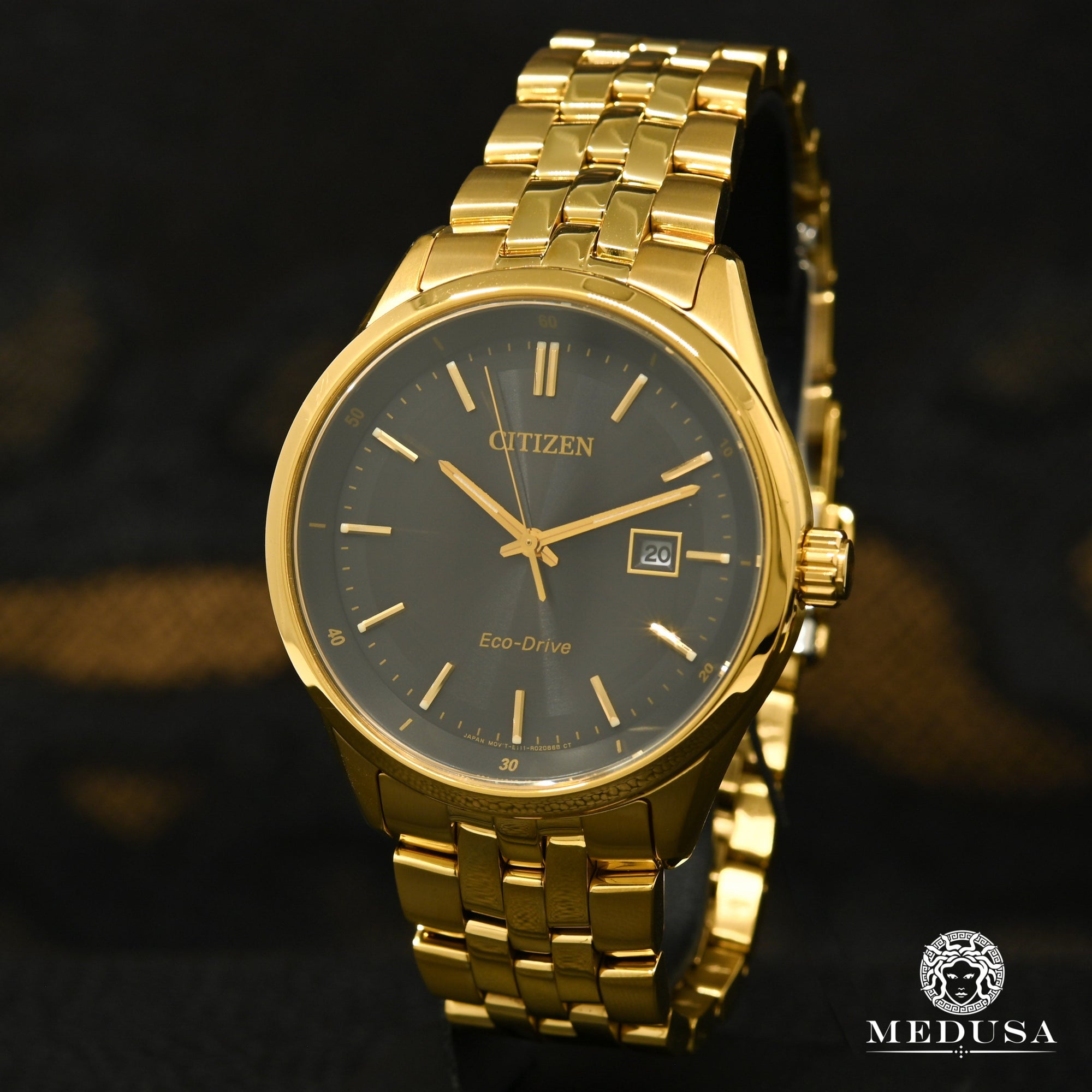 Montre Citizen | Montre Homme Citizen Corso Addysen BM7252-51E Or Jaune