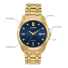 Montre Citizen | Montre Homme Citizen Corso BM7103-51L Or Jaune