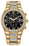 Montre Citizen | Montre Homme Citizen Crystal Chrono CA0752-58E Or Jaune