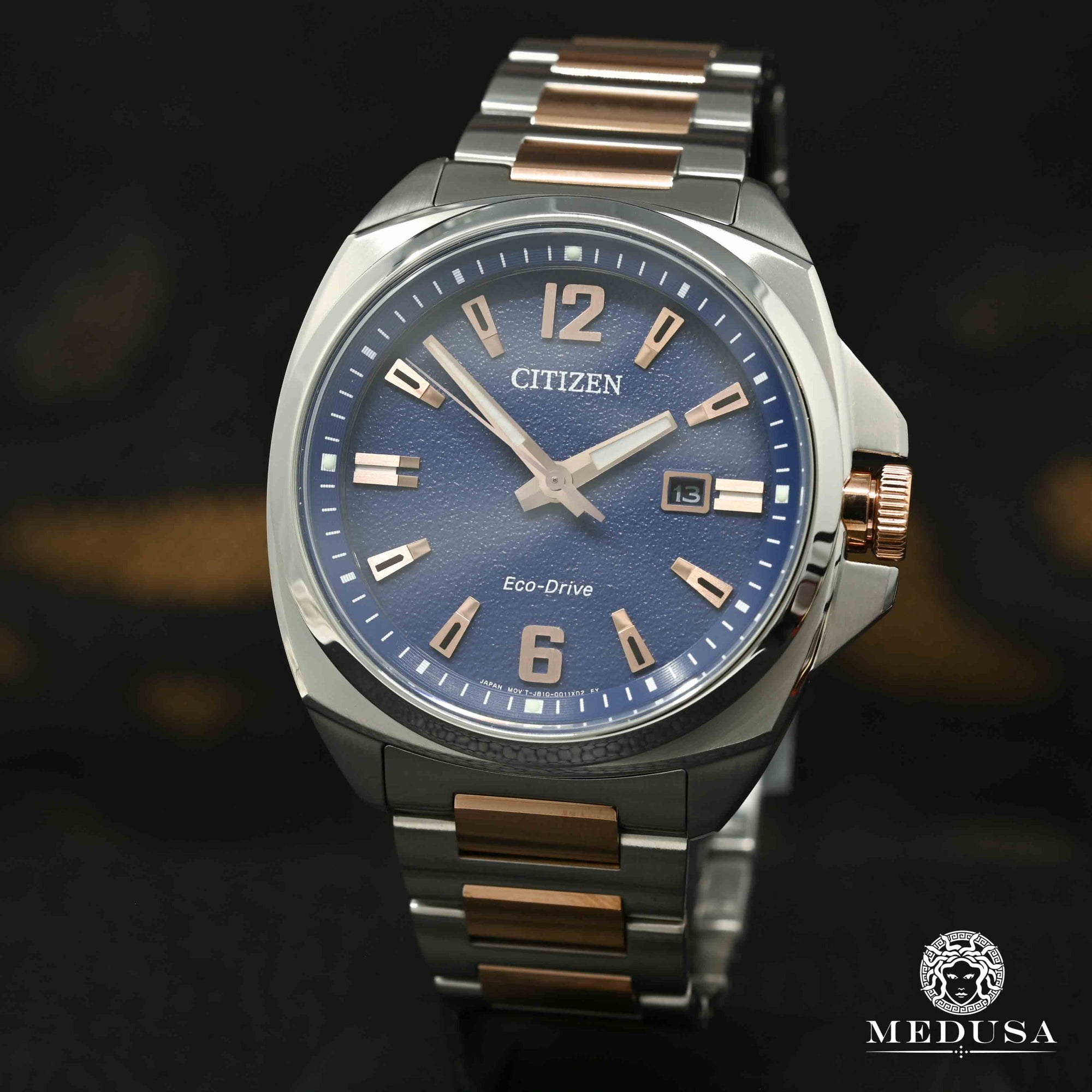 Montre Citizen | Montre Homme Citizen Endicott AW1726-55L Or Rose 2 Tons