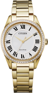 Montre Citizen | Montre Femme Citizen Fiore EM0882-59A Or Jaune