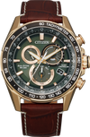 Montre Citizen | Montre Homme Citizen Perpetual Chrono A-T CB5919-00X Or Rose