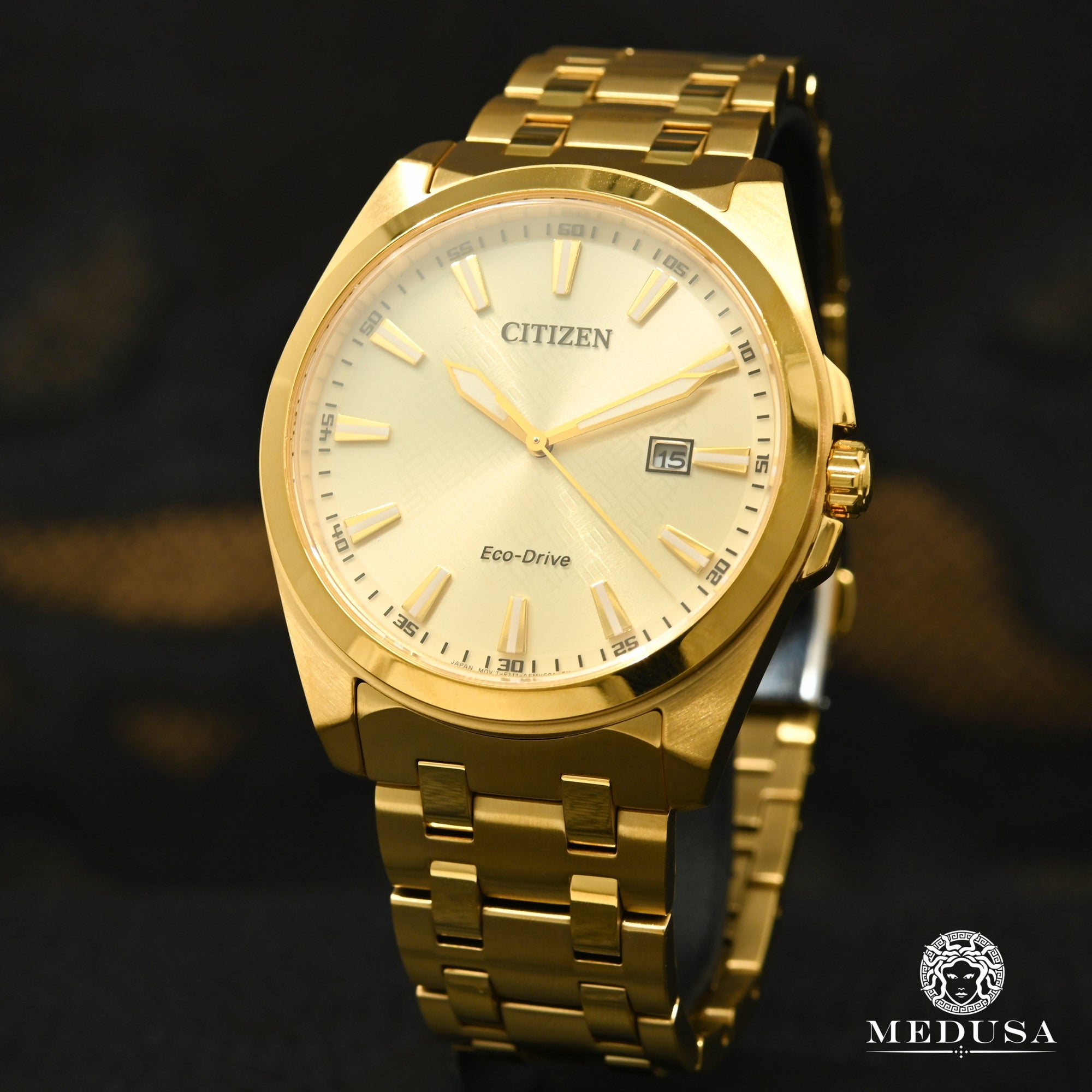 Montre Citizen | Montre Homme Citizen Peyten BM7532-54P Or Jaune