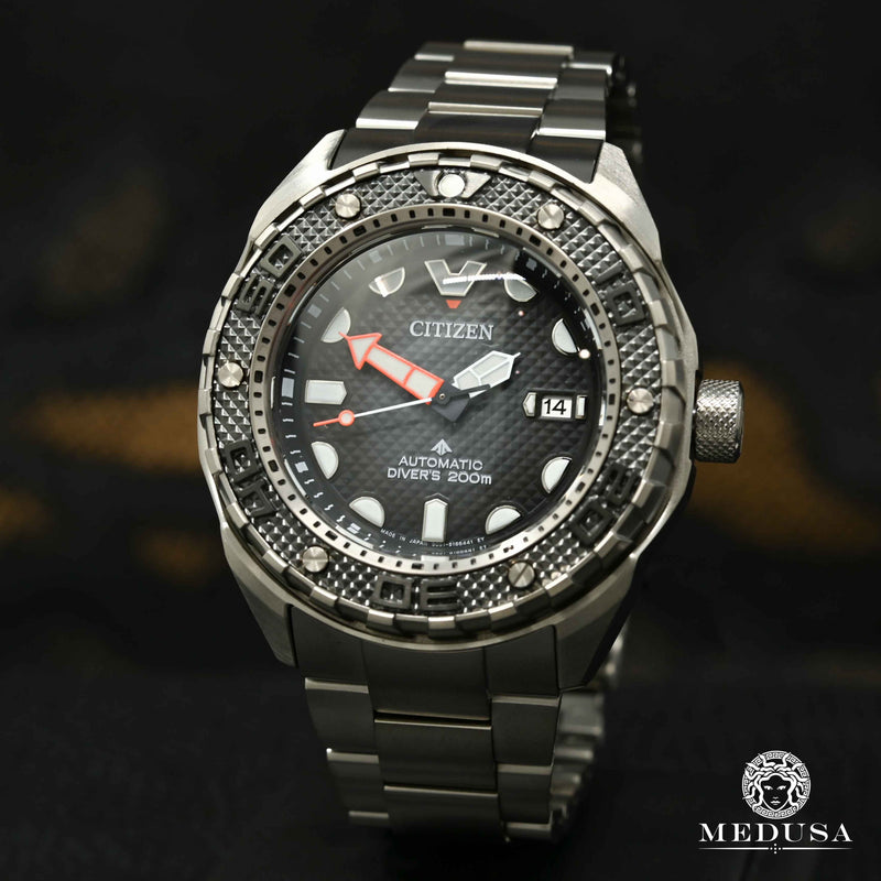 Montre Citizen | Montre Homme Citizen Promaster Dive Automatic NB6004-83E Or Noir