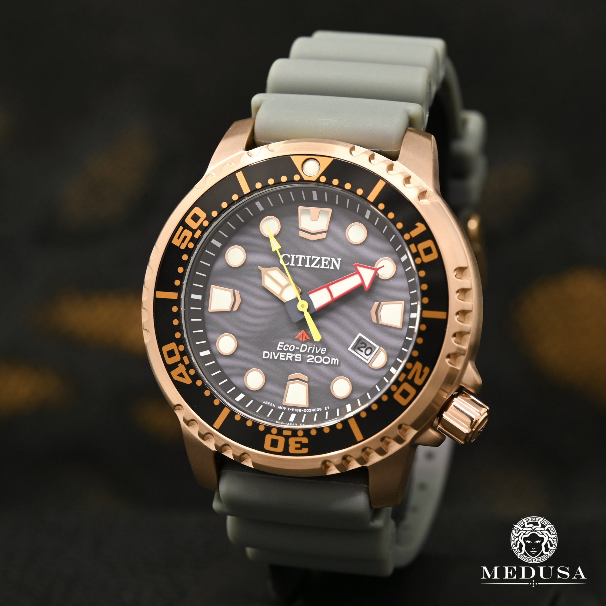 Montre Citizen | Montre Homme Citizen Promaster Dive BN0163-00H Or Rose