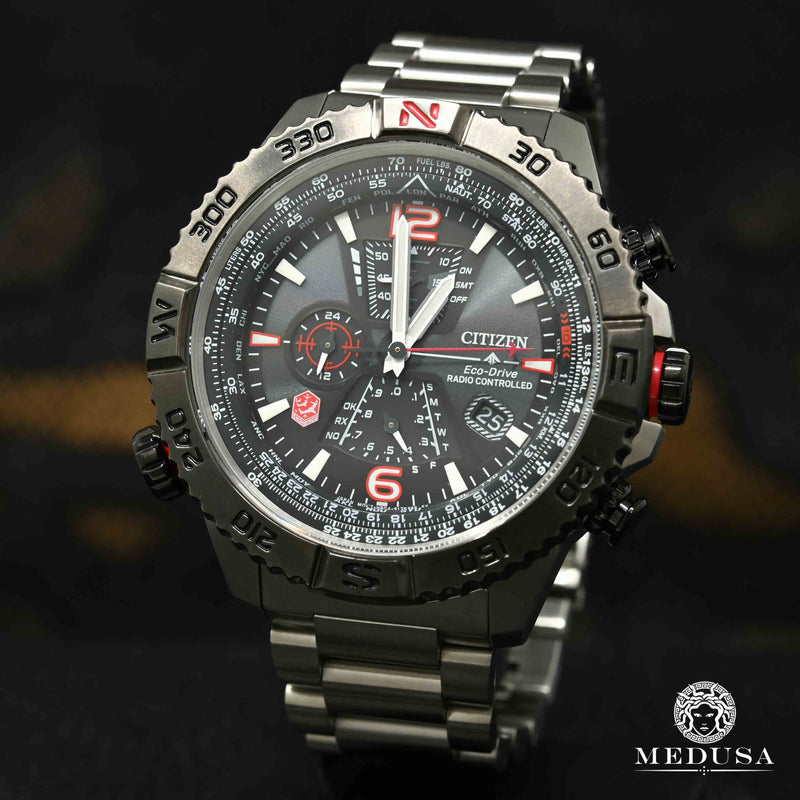 Montre Citizen | Montre Homme Citizen Promaster Navihawk AT8228-53E Stainless