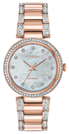 Montre Citizen | Montre Femme Citizen Silhouette Crystal EM0843-51D Or Rose