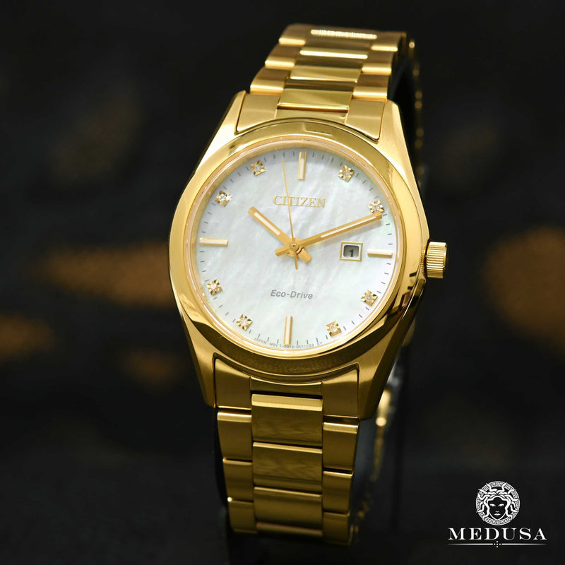 Montre Citizen | Montre Femme Citizen Sport Luxury EW2702-59D Or Jaune