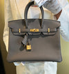 Hermès | Sacs à Main Birkin 25 Togo Gris Etain Gold Hardware - BRAND NEW