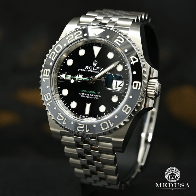 Montre Rolex | Montre Homme Rolex GMT-Master II 40mm - Bruce Wayne Stainless