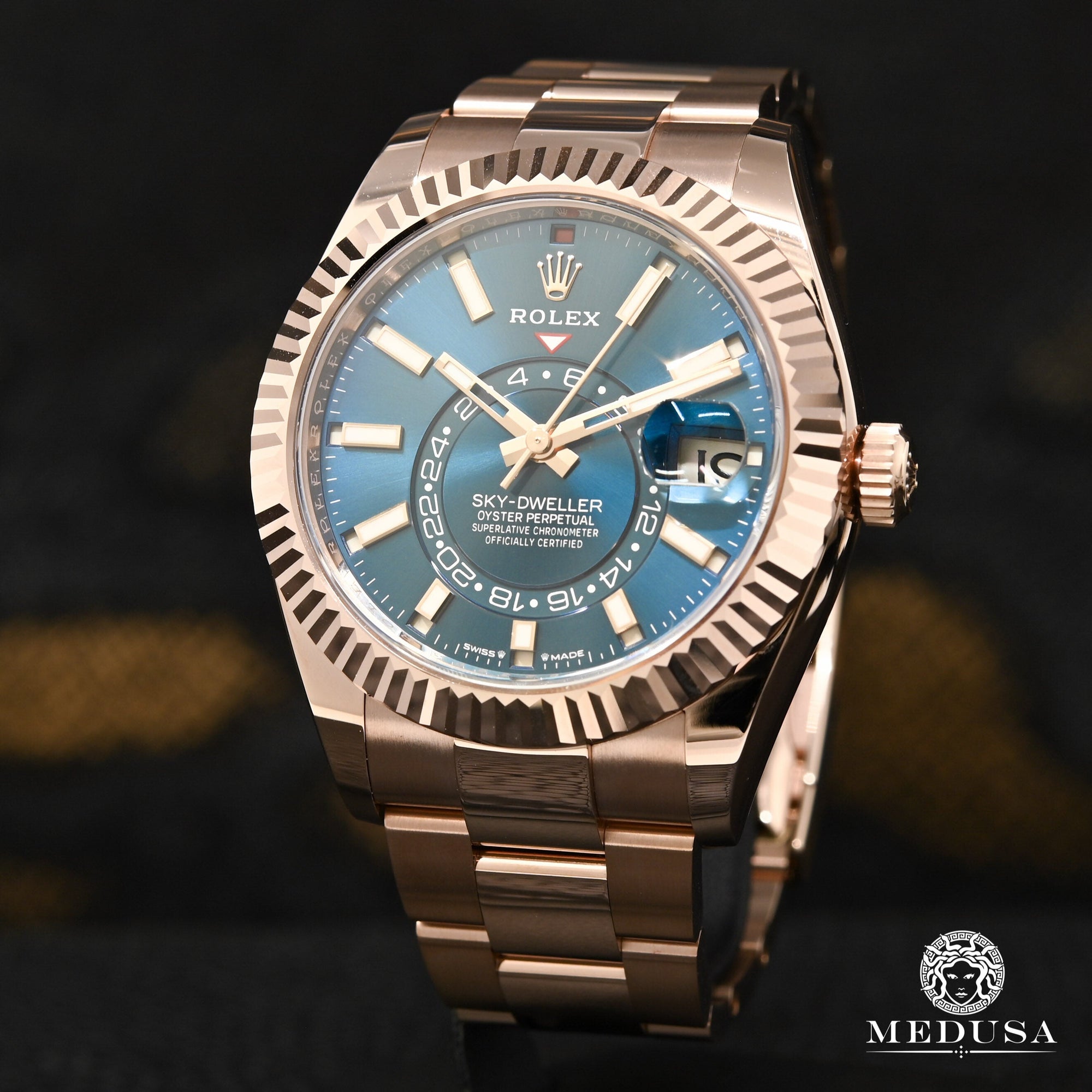 Rolex Sky-Dweller 42mm - Everose Blue