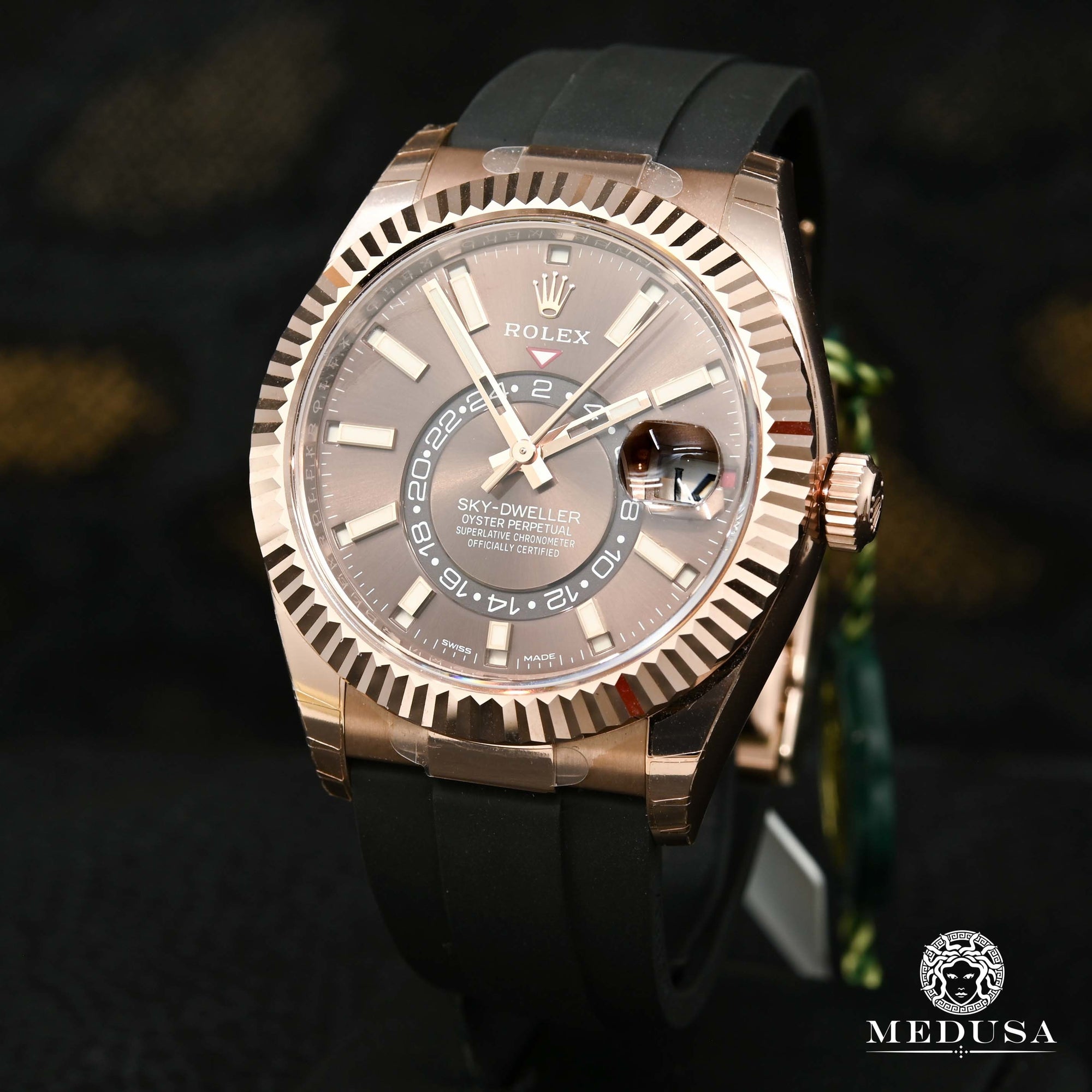 Rolex Sky-Dweller 42mm - Everose OysterFlex Chocolate