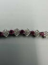 C.B.E. INC | BRACELETS RUBY AND DIMOND BRACELET