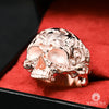 Bague en Or 14K | Bague Homme Skull H7 Or Rose