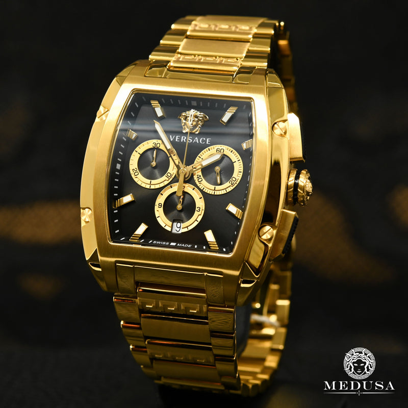 Montre Versace | Montre Homme Versace Dominus - VE6H00523 Or Jaune