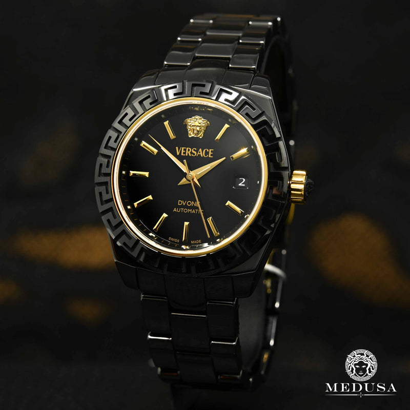 Montre Versace | Montre Homme Versace DV One Automatic - VE6B00123 Or Noir