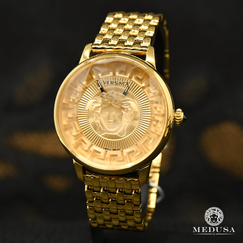 Montre Versace | Montre Femme Versace Medusa Alchemy - VE6F00623 Or Jaune