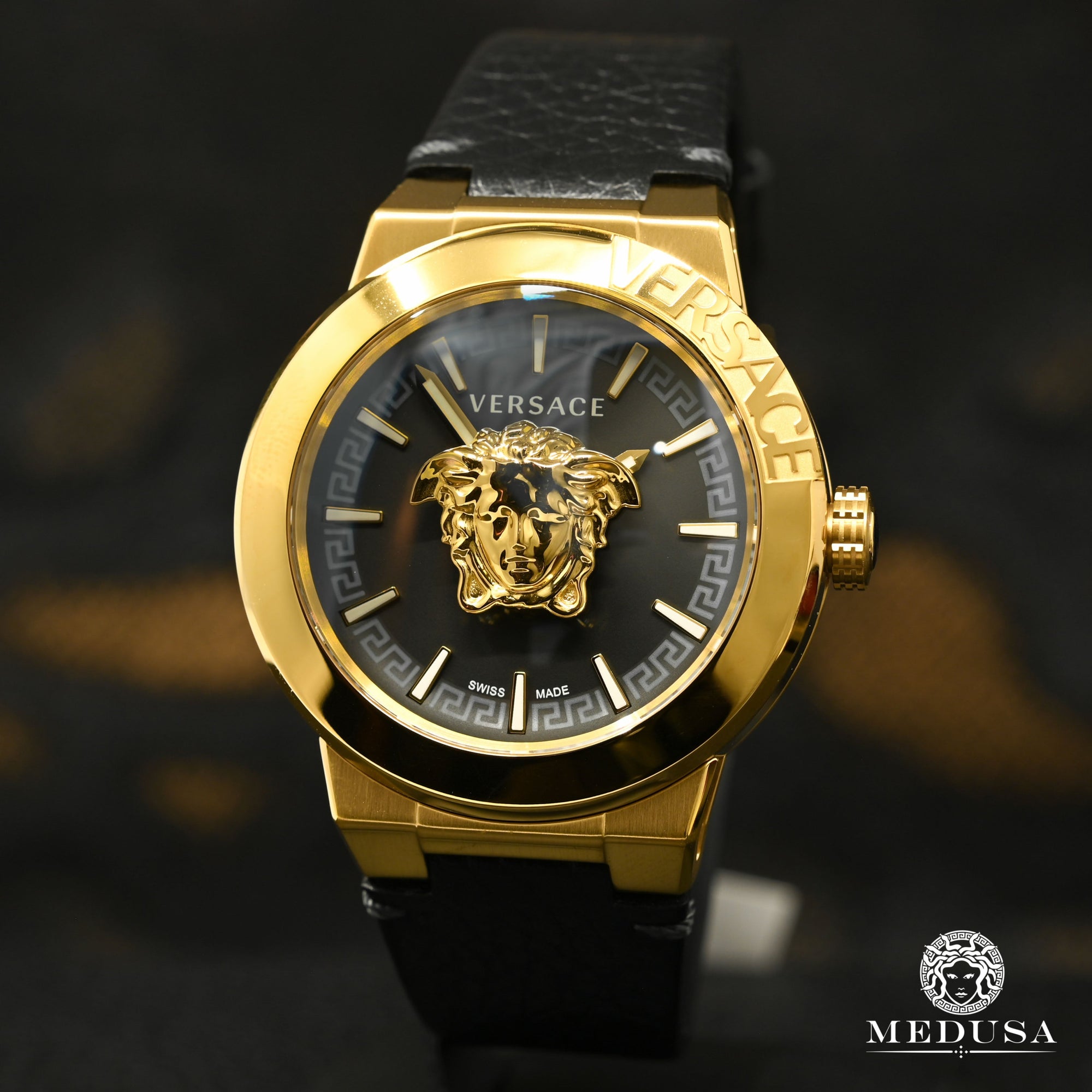 Montre Versace | Montre Homme Versace Medusa Infinite Gent - VE7E00223 Or Jaune