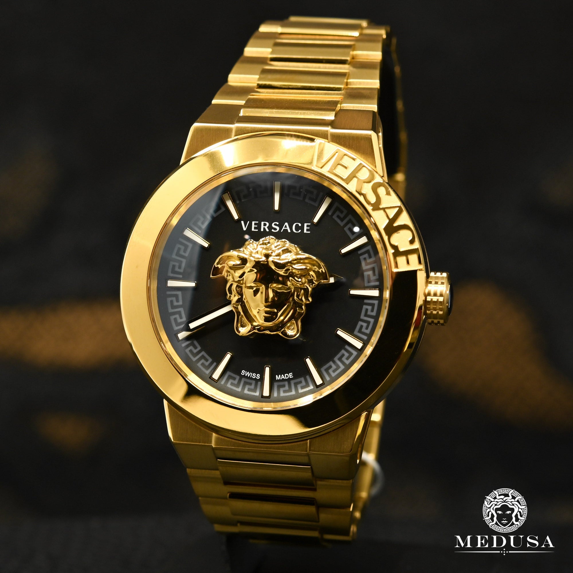 Montre Versace | Montre Homme Versace Medusa Infinite Gent - VE7E00623 Or Jaune