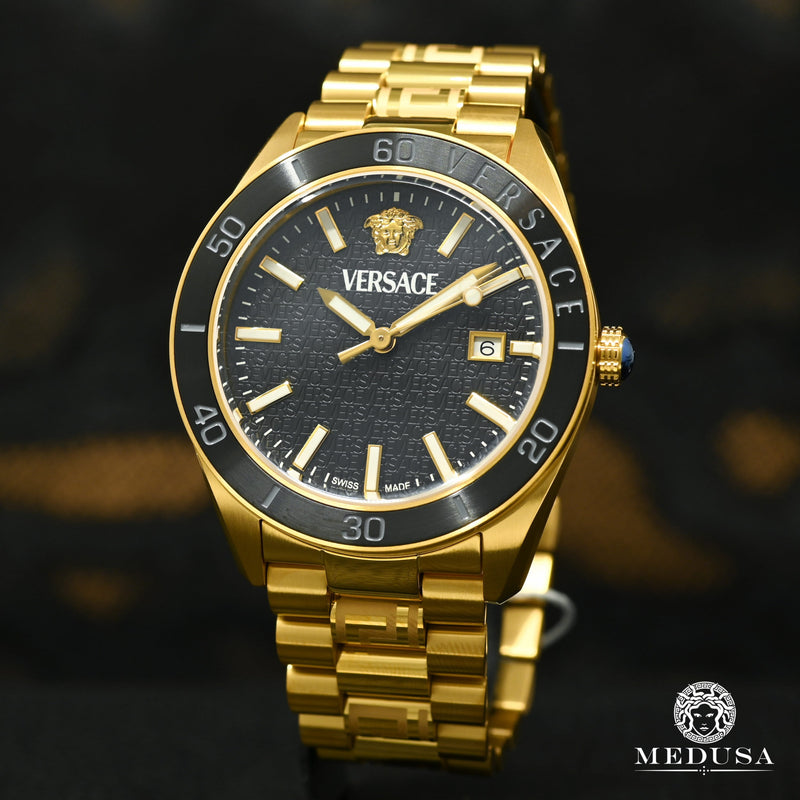 Montre Versace | Montre Homme Versace V-Dome - VE8E00624 Or Jaune