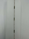 C.B.E. INC | BRACELETS WHITE &amp; GREEN DIAMOND TENNIS BRACELET