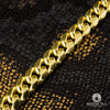 Chaîne en Or 10K | Chaîne 10mm Cuban Link