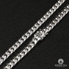 Chaîne en Or 10K | Chaîne 10mm Cuban Link Or Blanc